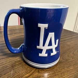 NEW LICENSED MLB LOS ANGELES DODGERS SCULPTED RELIEF COFFEE CUP/MUG CTM9